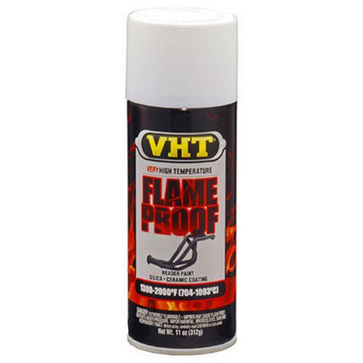 VHT Aerosol Spray Flameproof Primer White 312g (704-1093 DegC) SP118
