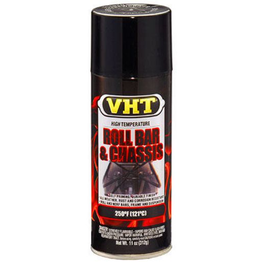 VHT Paint Chassis & Roll Bar Paint 312Gmm Gloss Black SP670