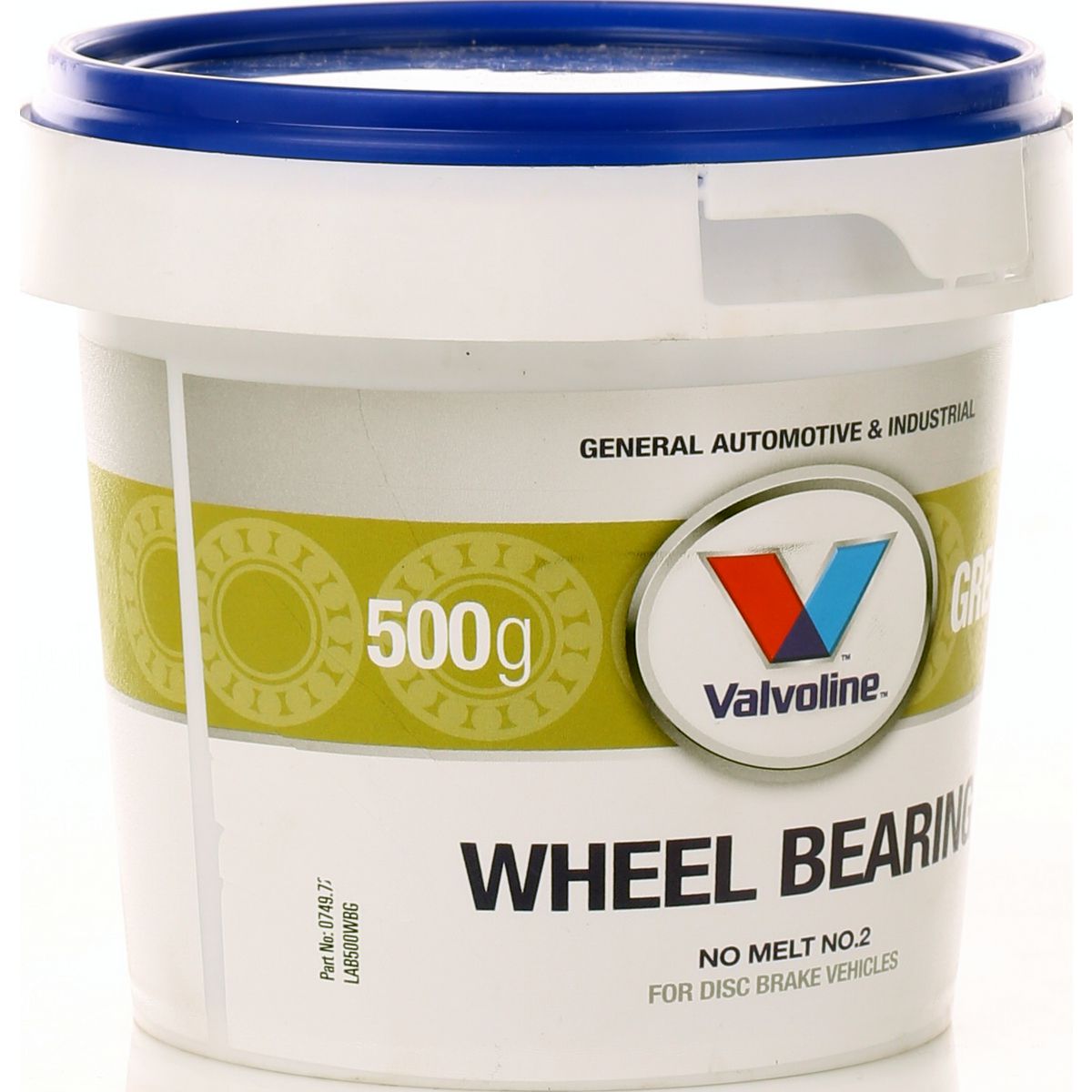 Valvoline Grease Wheel Bearing Grease 500g 0749.73