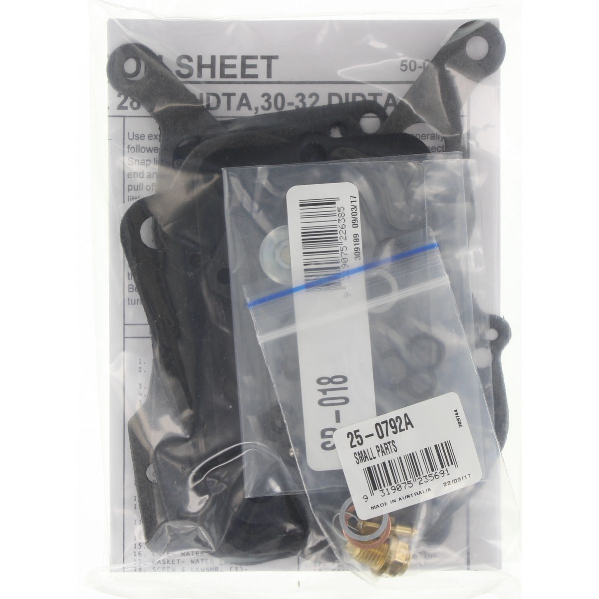 Fuelmiser Carburetor Service Kit MS-500B