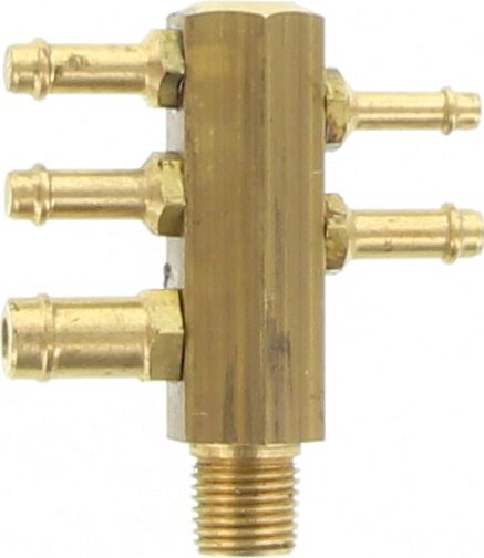 Kilkenny Castings Tree 1/4Bsp X 1-3/8, 3-1/4, 1-1/4 Barb Hose Fitting KC119