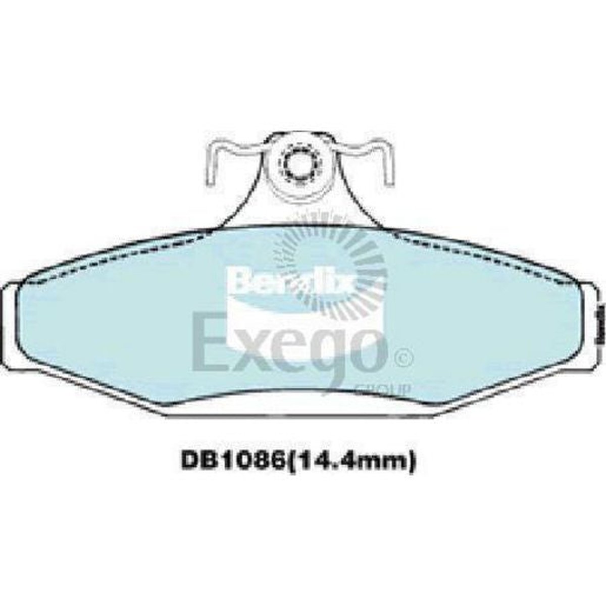Bendix Ultimate Brake Pad Set Rear DB1086 ULT