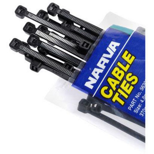 Narva Cable Tie 3.6x140mm (25Pk) 56302