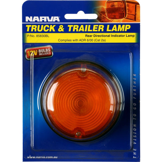 Narva Trailer Light w/ Rear Indicator Amber 85830BL
