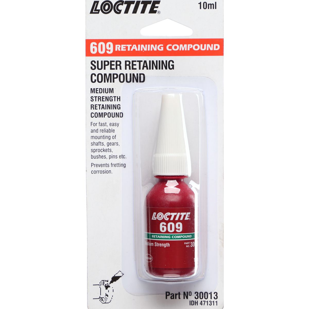 Loctite 609 Retaining Compound Medium 10ml 30013