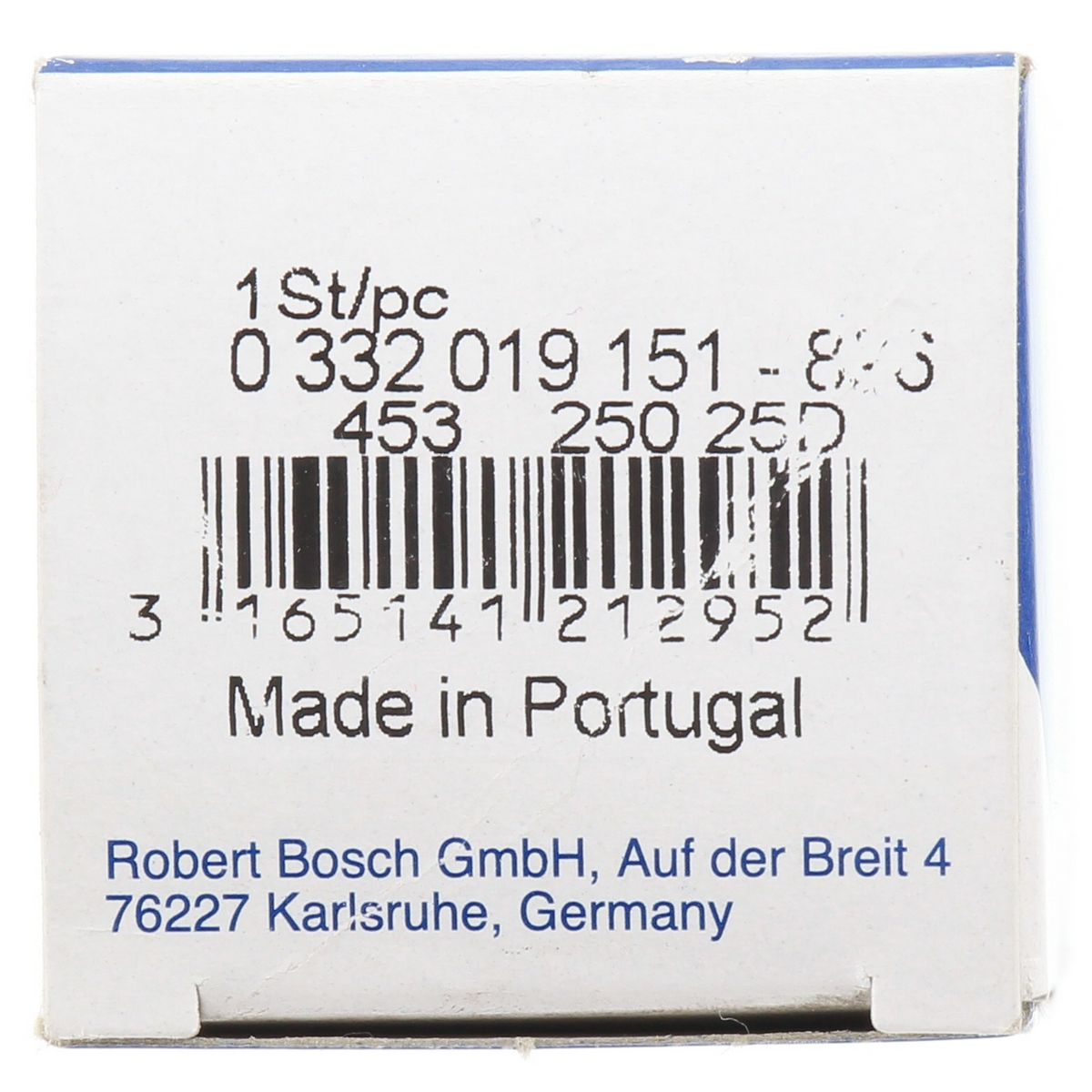 Bosch Fuel Pump Relay 0 332 019 151