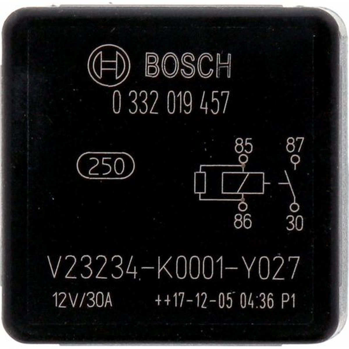 Bosch Main Current Relay 0 332 019 457
