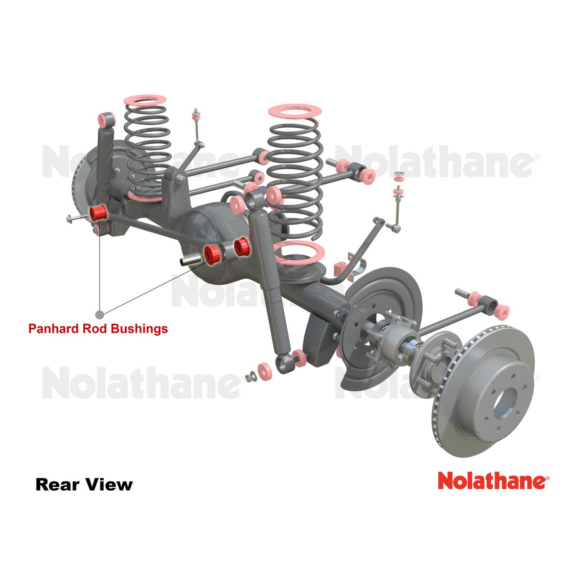 Nolathane - Panhard Rod - Bushing Kit 48213
