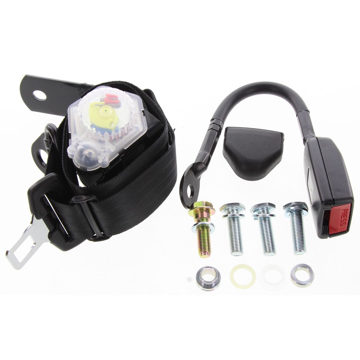 APV Seat Belt 90/90 Vertically Mounted On Pillar - 300mm Stalk K1512