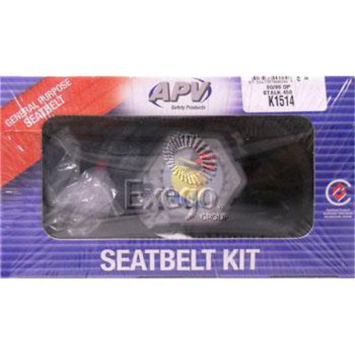 APV Seat Belt 90/90 Vertically Mounted On Pillar  - 450mm Stalk K1514