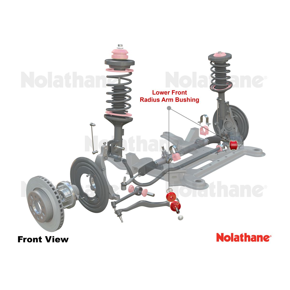 Nolathane Radius Arm Bush Kit 48098