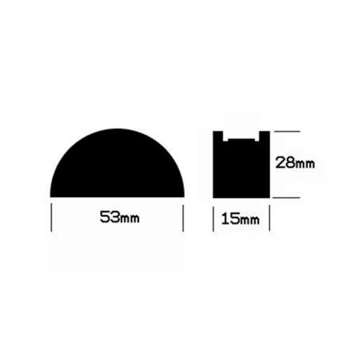 ACL Engine Parts Seal-Camshaft End (Half Moon) LT920