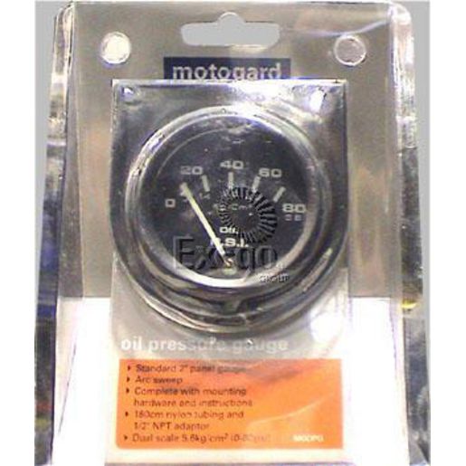 Motogard Gauge-Oil Pressure MGOPG