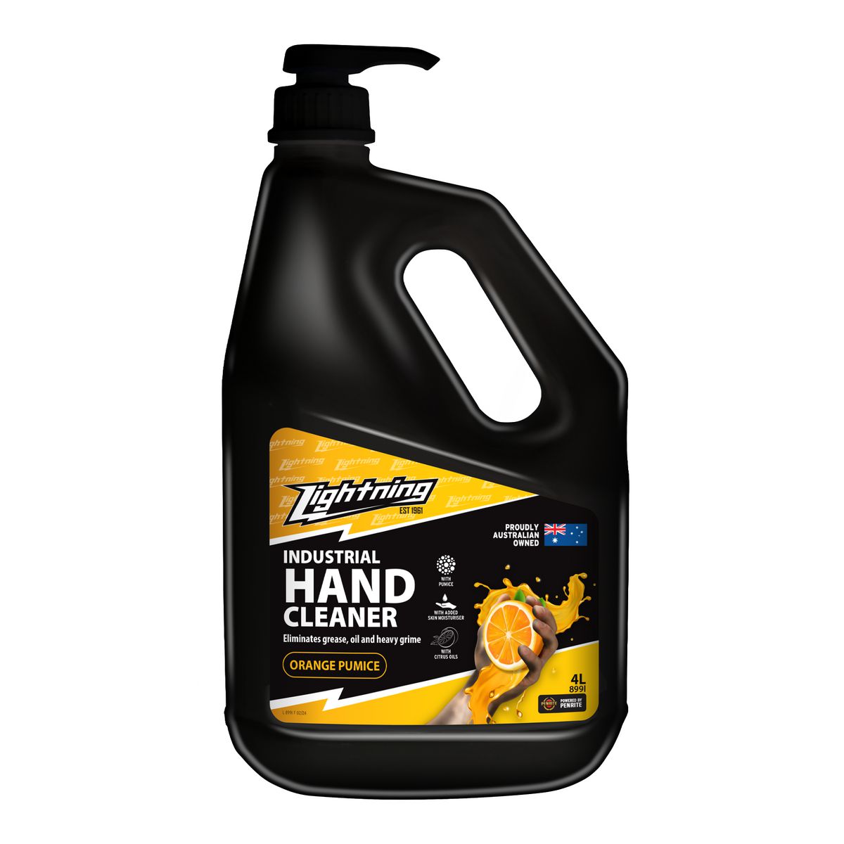 Lightning Orange Pumice Hand Cleaner 4L 899I