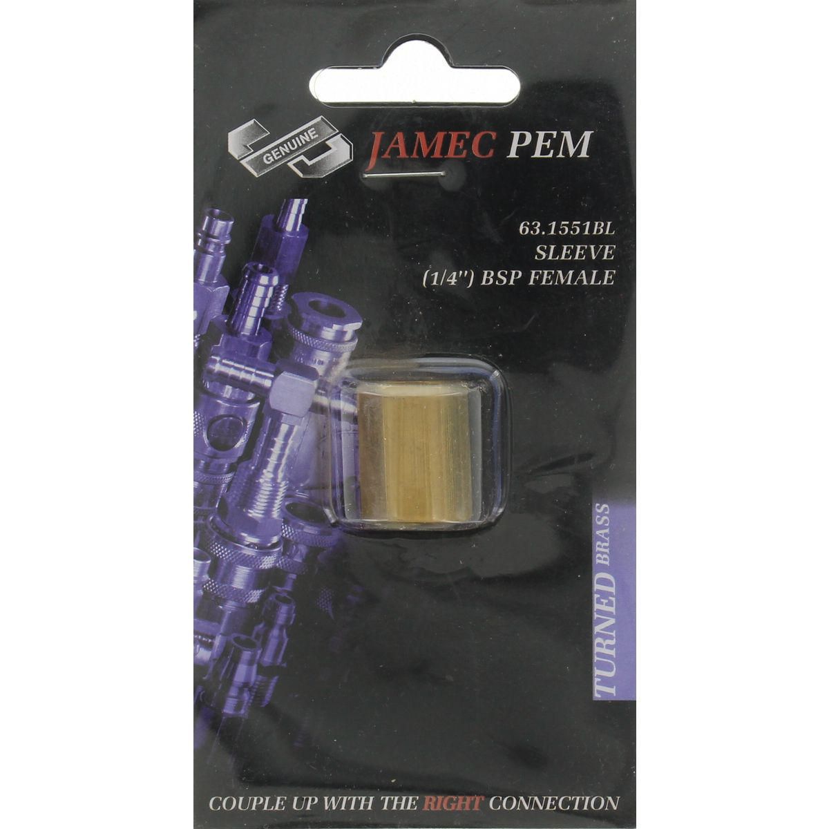 Jamec Pem Sleeve-Air Line 1/4 Bsp Female 63.1551BL