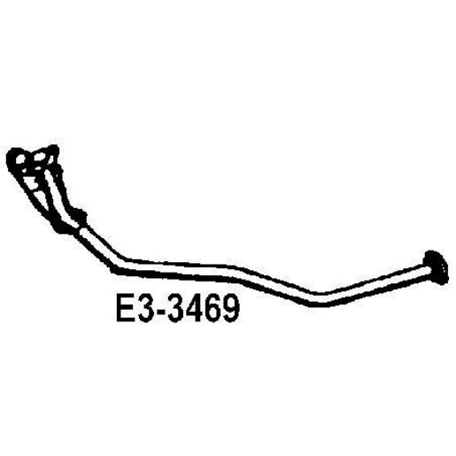 Walker Exhaust Pipe-Exhaust (Use E8228) E3-3469