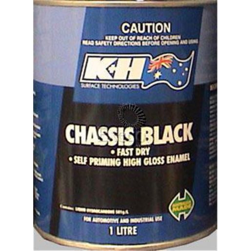 K&H Chassis Paint 1L Black PCB1