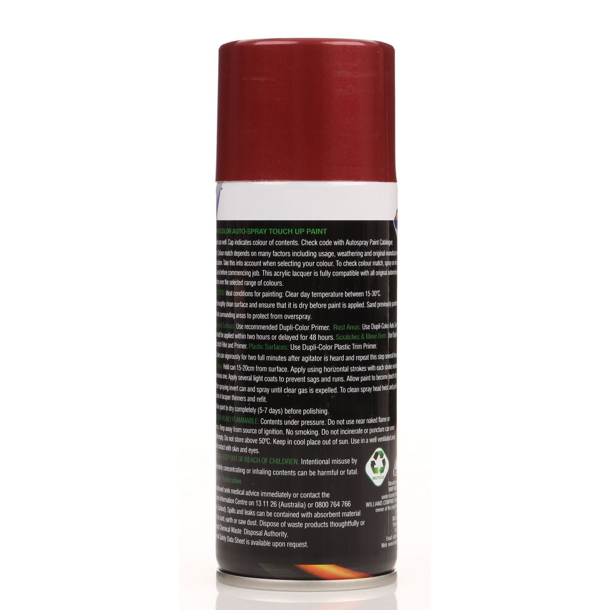 Dupli-Color Automotive Aerosol Spray Paint Cardinal Red 150g DSH71