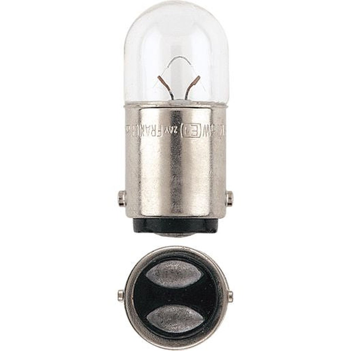 Narva Incandescent Globe 12V 5W R5W BA15D (2Pk Blister) 47209BL