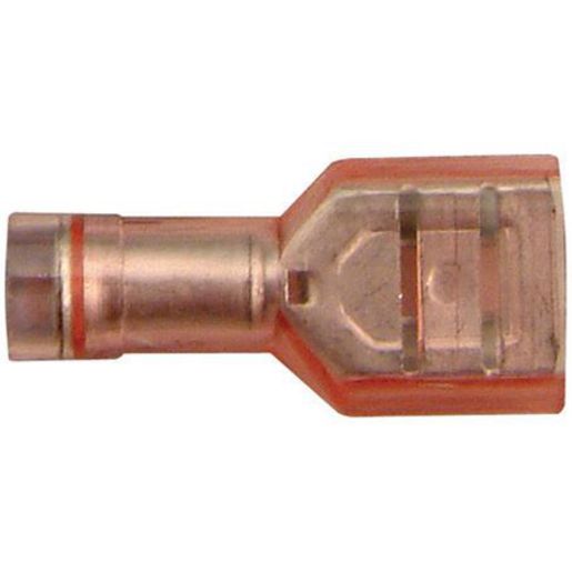 Narva Terminal Female Blade Red 6.3mm (100Pk) 56141