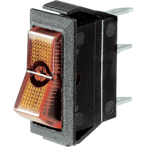Narva Switch Rocker Illuminated On Off Amber 62015BL