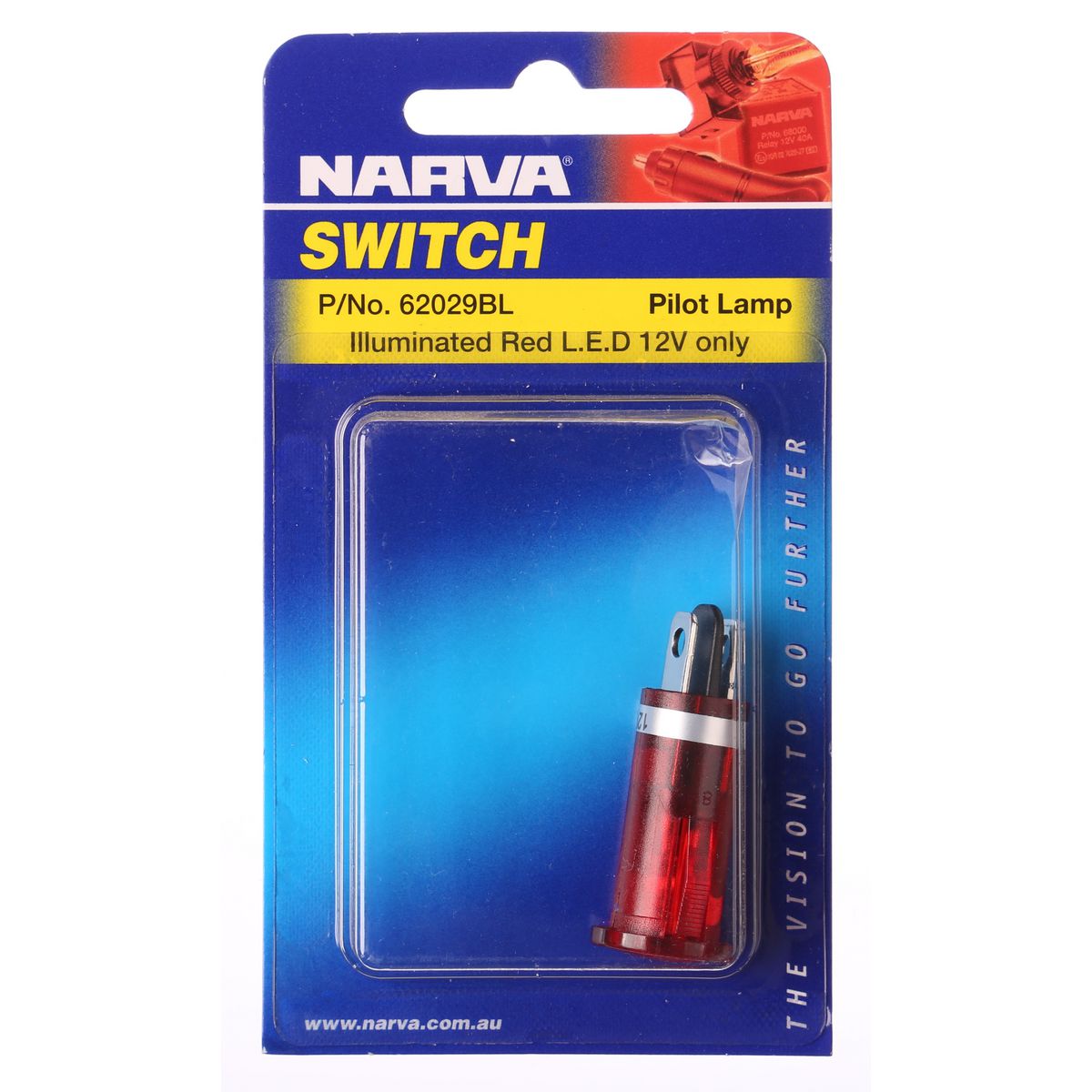Narva LED Pilot Light 12V Red 62029BL