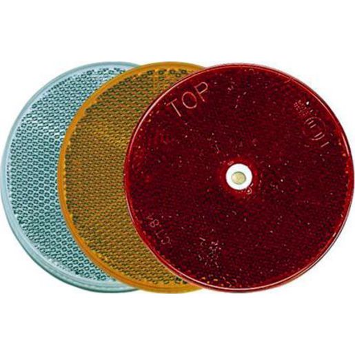 Narva Reflector 80mm Red Fixed Bolt 84022BL