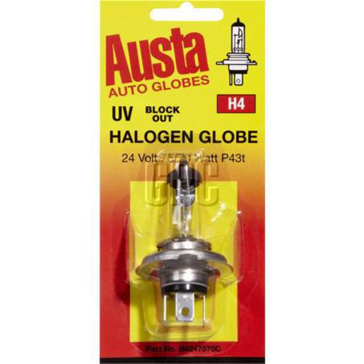 Austa Globe-H4 24V 75/70W P43T H42475/70C