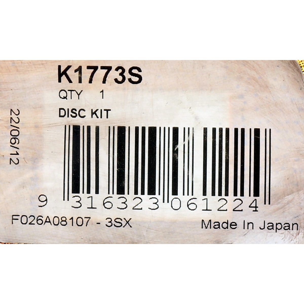 Bosch Brake Caliper Kit K1773S