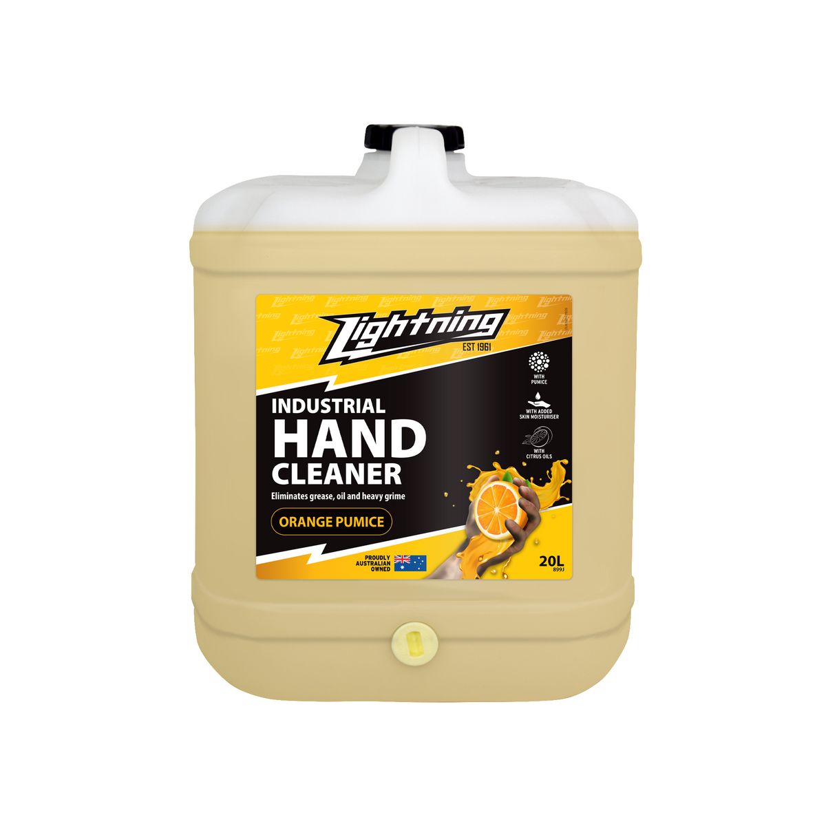 Lightning Orange Pumice Hand Cleaner 20L 899J