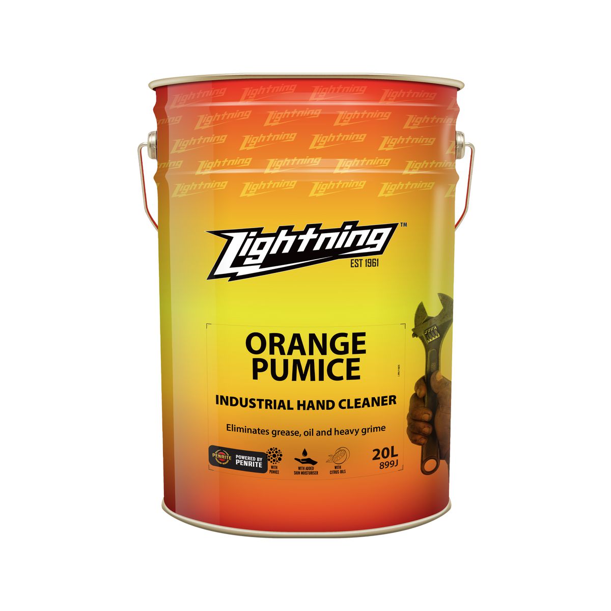 Lightning Orange Pumice Hand Cleaner 20L 899J