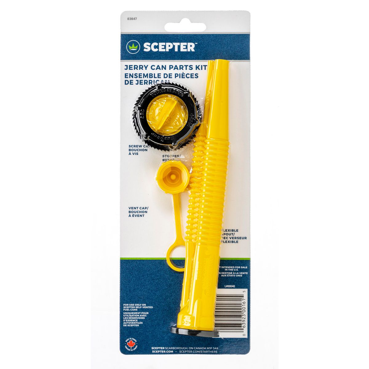 Scepter Jerry Can Parts Kit Suits Scepter Fuel Cans Only