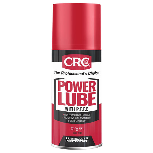CRC Power Lube With PTFE High Performance Lubricant Aerosol Spray 300g
