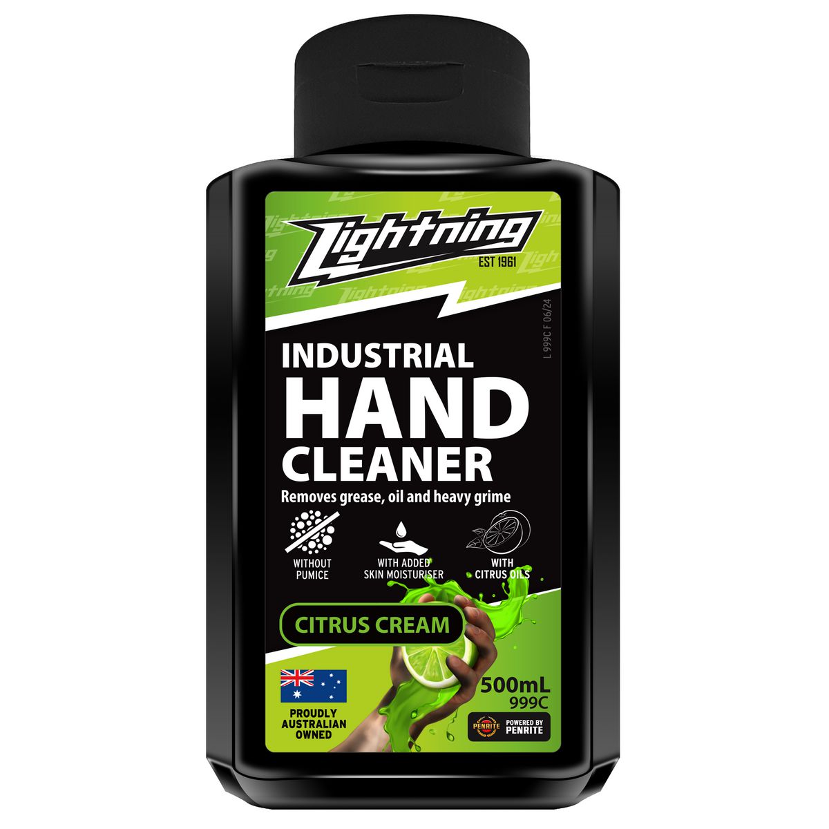 Lightning Orange Cream Hand Cleaner 500ml 999C