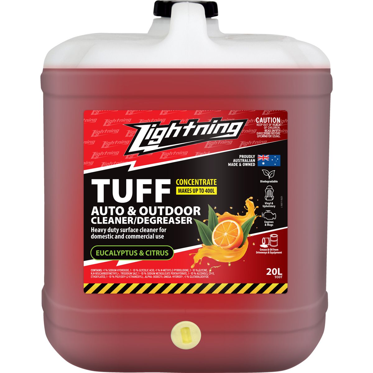 Lightning Tuff Auto & Outdoor Degreaser 20L 930T