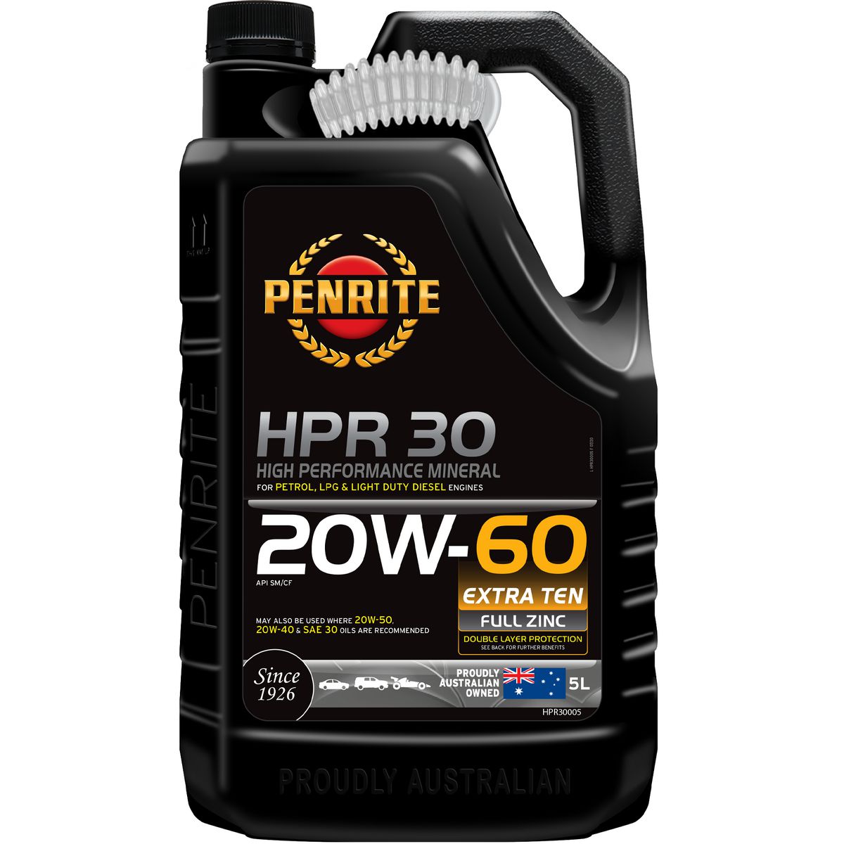 Penrite HPR 30 SAE 20W-60 Engine Oil 5L