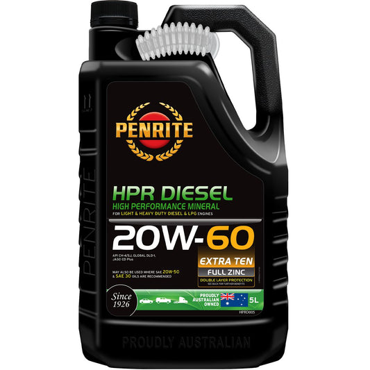 Penrite HPR Diesel SAE 20W-60 Engine Oil 5L
