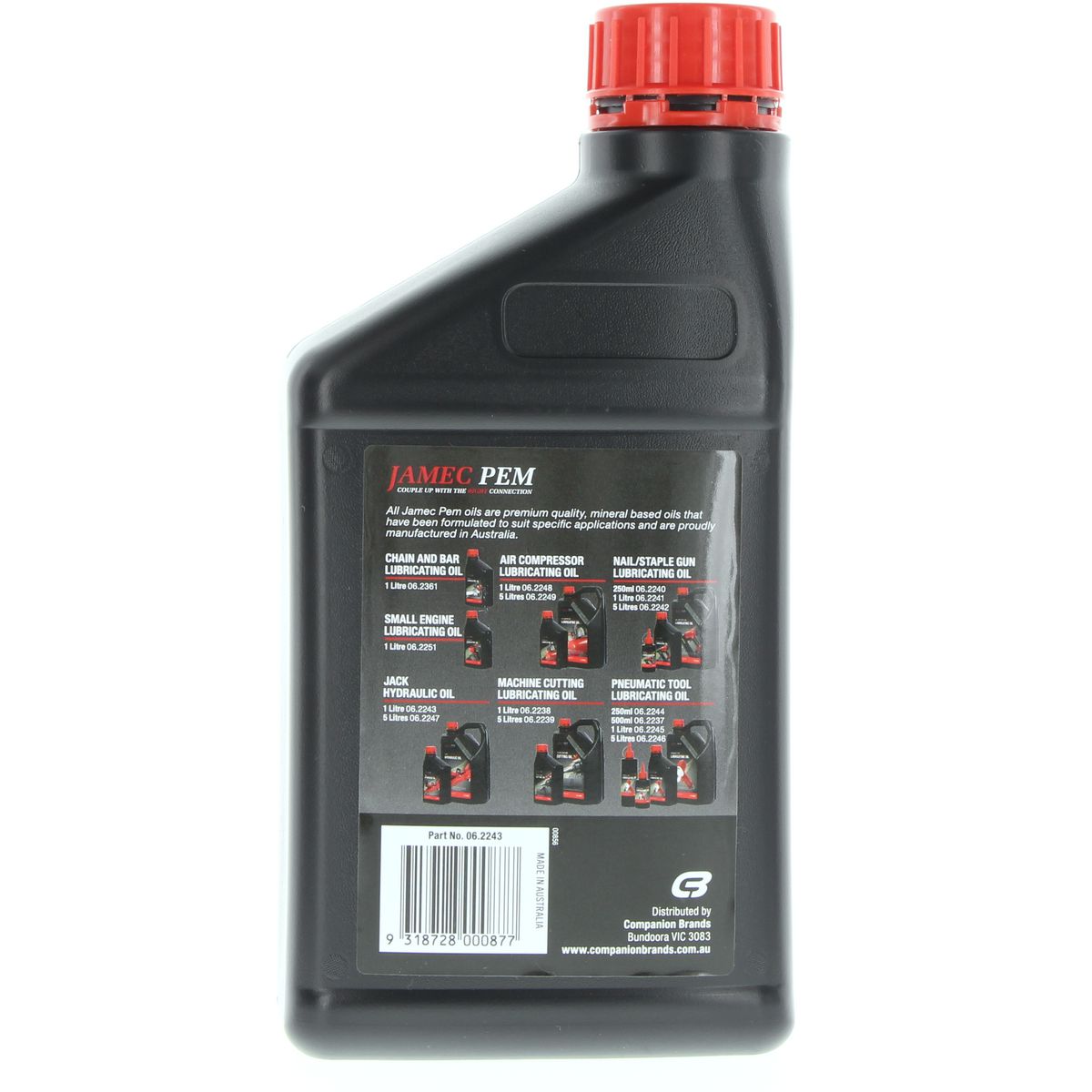 Jamec Pem Hydraulic Jack Oil 1L 6.2243