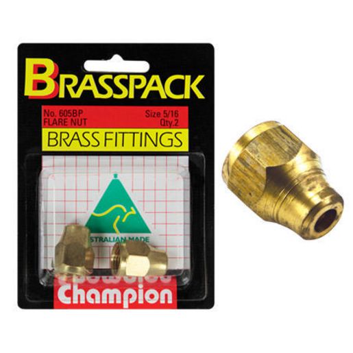 Champion Fasteners Nut Flare Pack-5/16 605BP