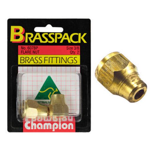 Champion Fasteners Nut Flare Pack-3/8 607BP