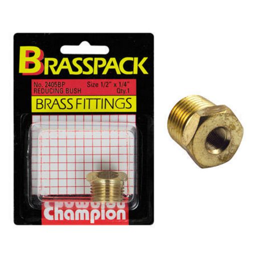 Champion Fasteners Hose Fitting Reducing Bush 1/2In. X 1/4In. Bsp 2405BP