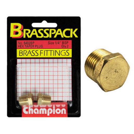 Champion Fasteners Hex Plug Pack 18In. 6402BP
