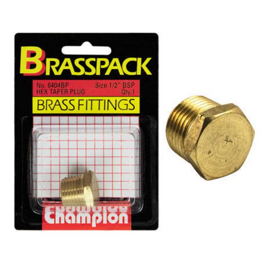 Champion Fasteners Hex Plug Pack 1/2In. 6404BP