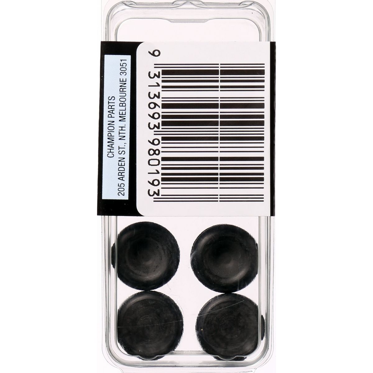 Champion Nitrile Rubber Blanking Grommet 12mm 4Pk BH019