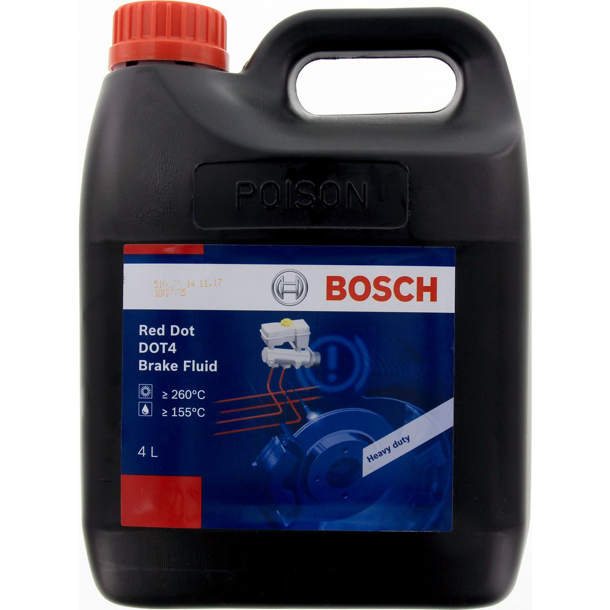 Bosch Dot 4 Brake Fluid 4L BF-4L