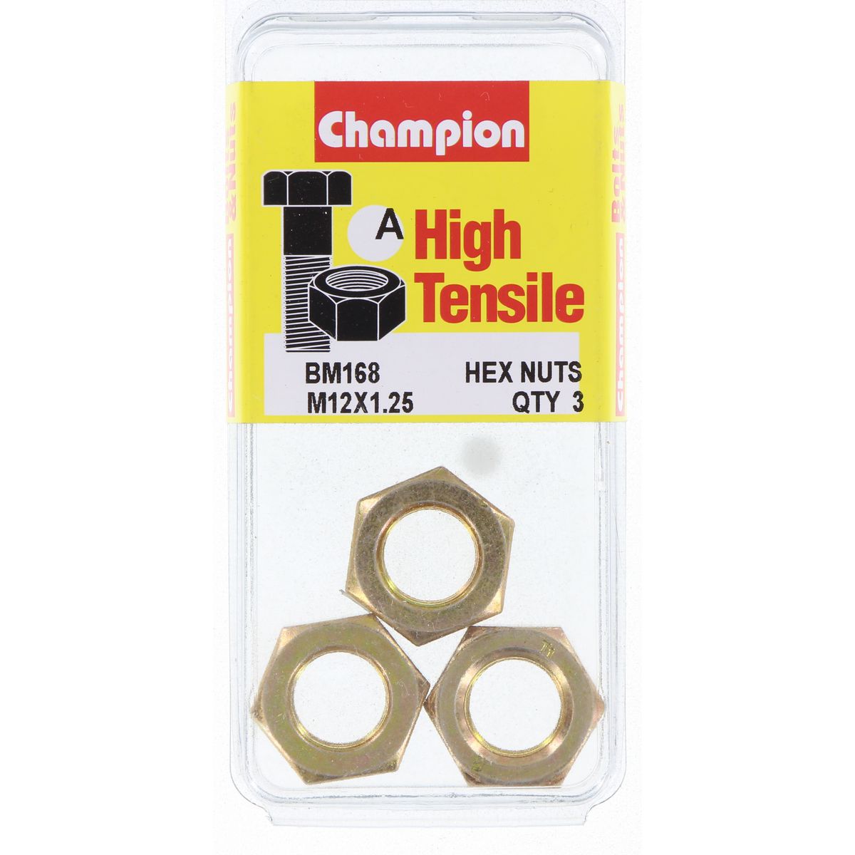 Champion Nut Pack Metric M12x1.25 BM168