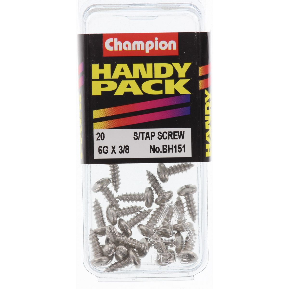 Champion Fasteners Self TaPPEr Screw Pan Phillips 3.5 X 9.5mm Nickel Plated BH151