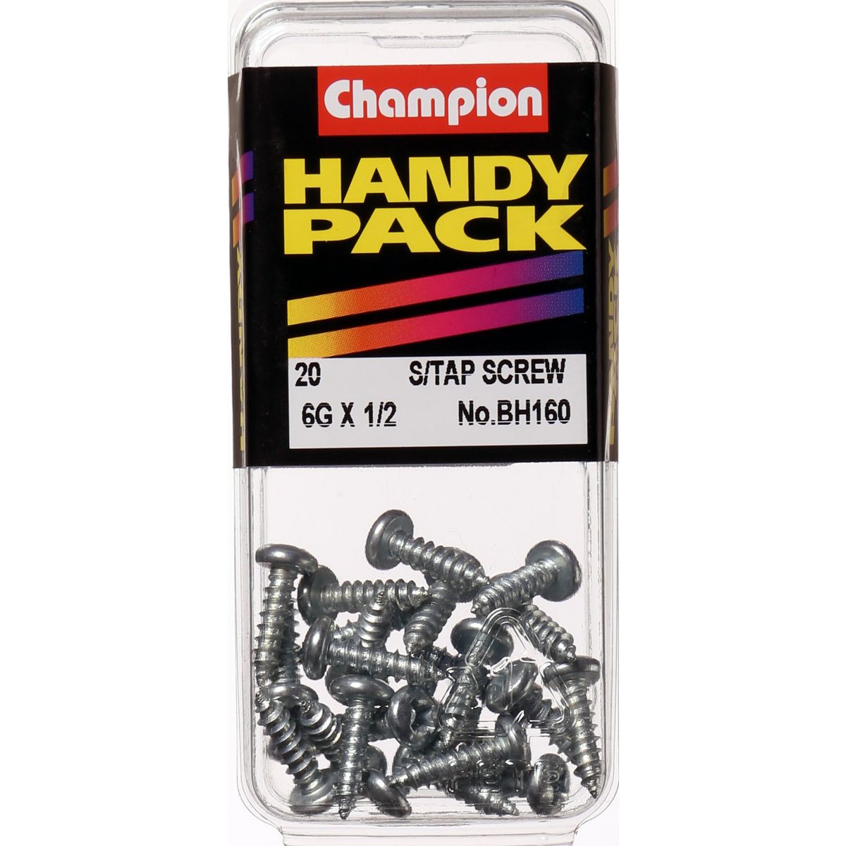 Champion Zinc Screw Self Tapp Panhead Phillips 3.5 x 13mm 20Pk BH160