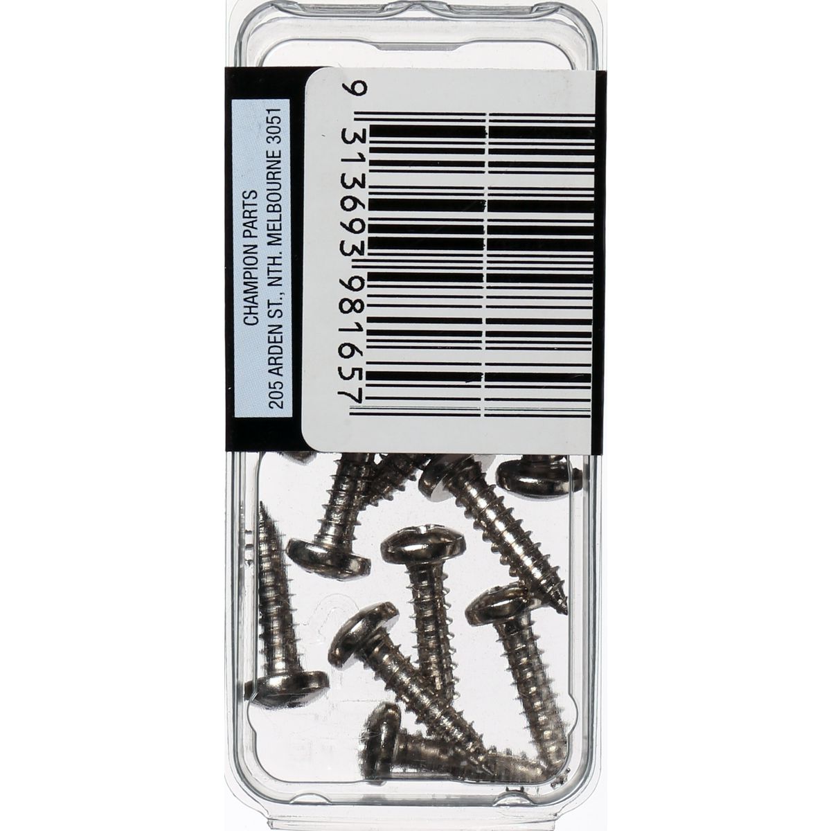 Champion Nickel Screw Self Tapp Panhead Phillips 4.8 x 19mm 12Pk BH165