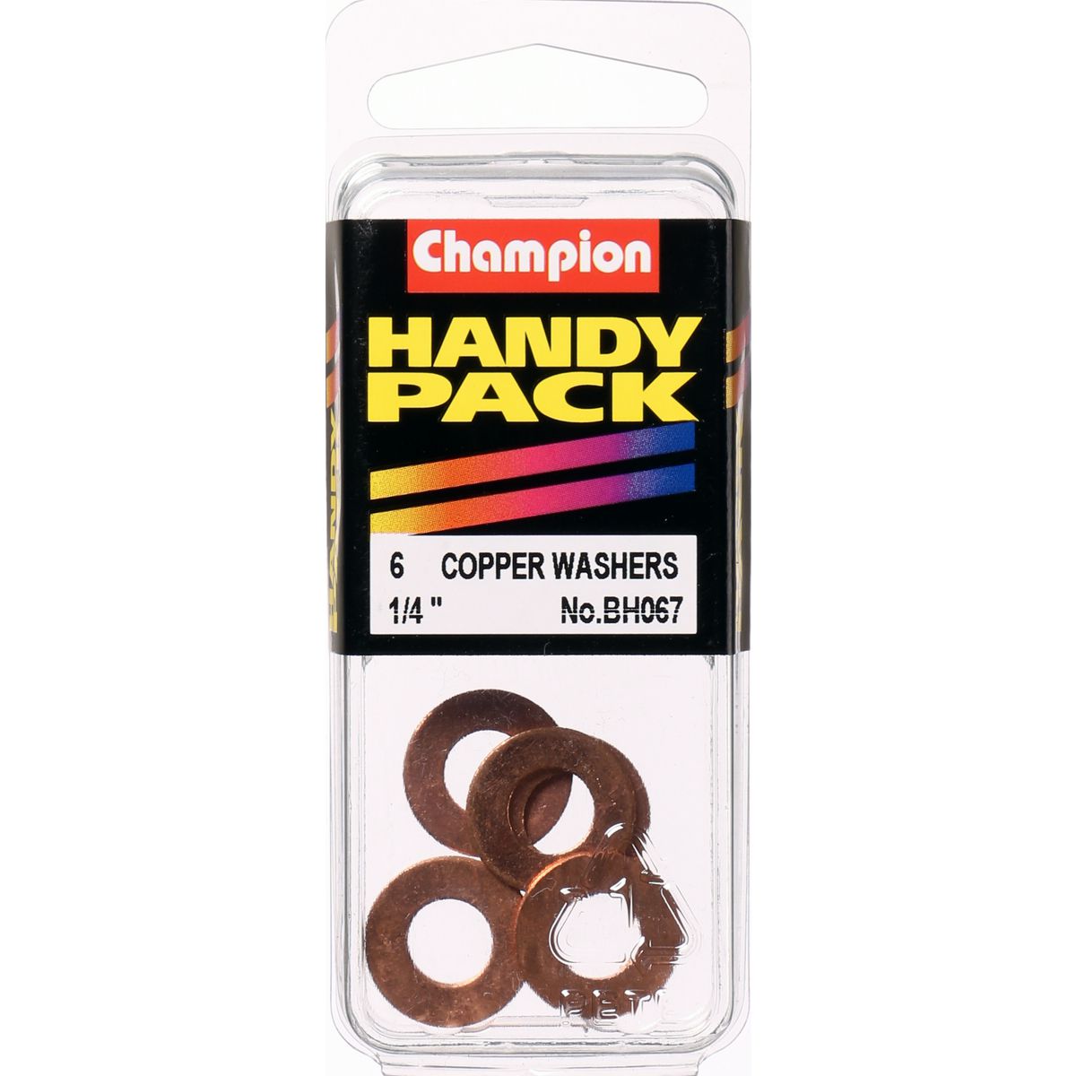 Champion Fasteners Washer Flat Copper 1/4In X 9/16In X 20G BH067